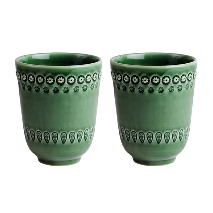 2 Tazas Daisy 35 cl, Forest (verde oscuro) PotteryJo