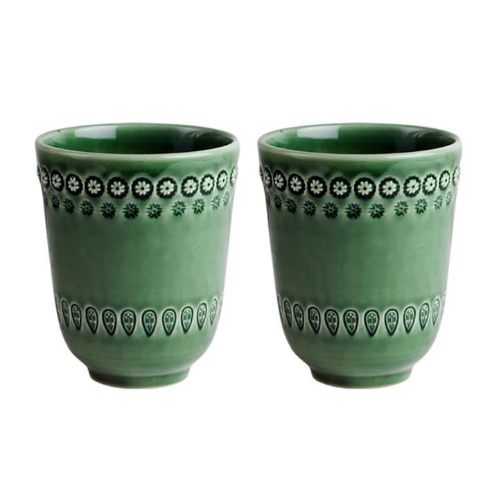 2 Tazas Daisy 35 cl - Forest (verde oscuro) - PotteryJo