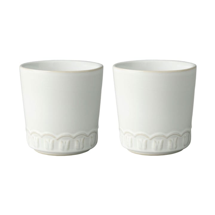 2 Tazas Tulipa 20 cl - White - PotteryJo