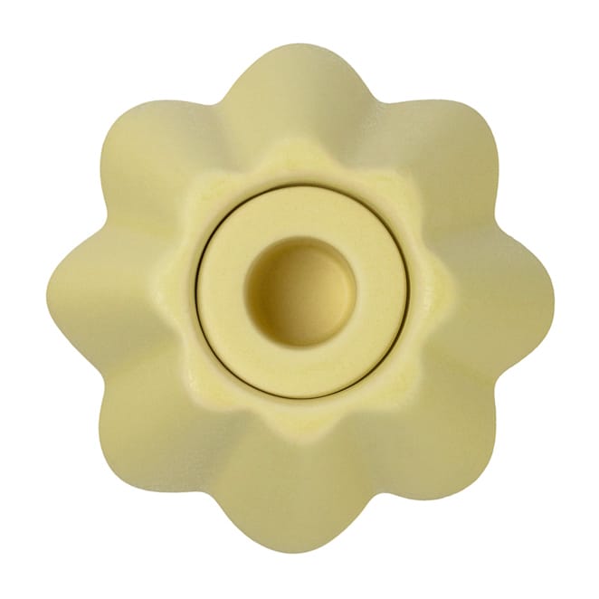 Jarrón/Portavelas Birgit 14 cm, Pale Yellow PotteryJo