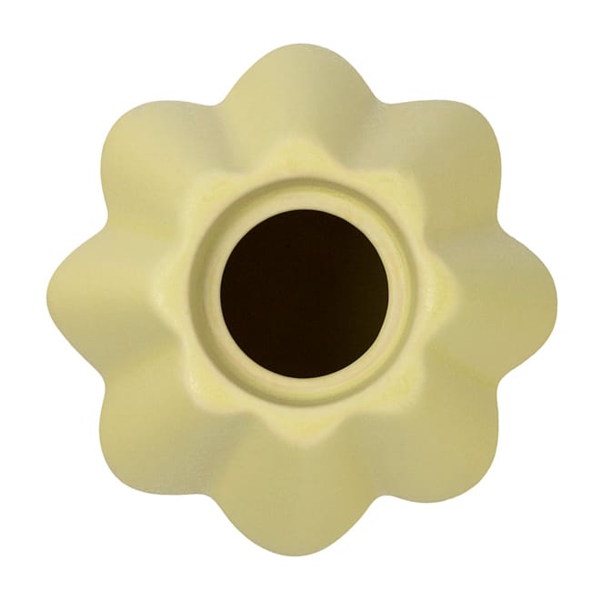 Jarrón/Portavelas Birgit 14 cm - Pale Yellow - PotteryJo