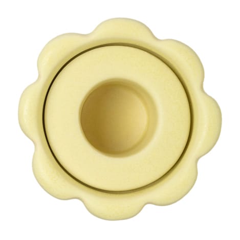 Jarrón/Portavelas Birgit 17 cm, Pale Yellow PotteryJo