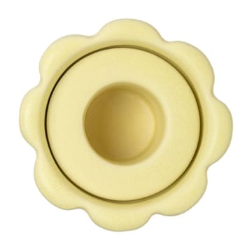 Jarrón/Portavelas Birgit 17 cm - Pale Yellow - PotteryJo
