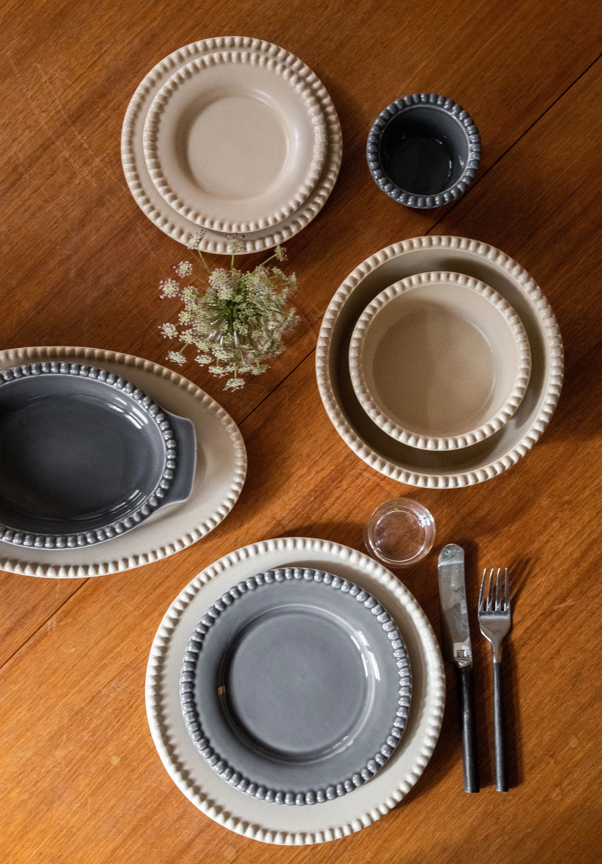 Molde de horno Daria 26 cm, Clean grey PotteryJo