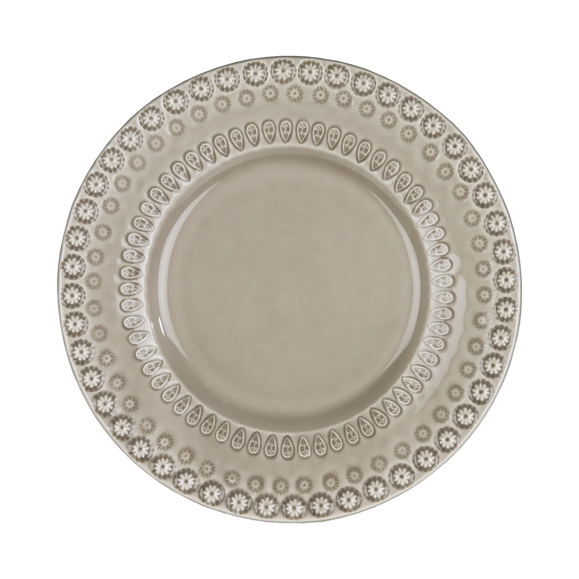Plato de comida Daisy Ø 29 cm, greige PotteryJo