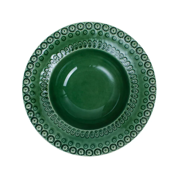 Plato hondo Daisy Ø 21 cm, forest PotteryJo