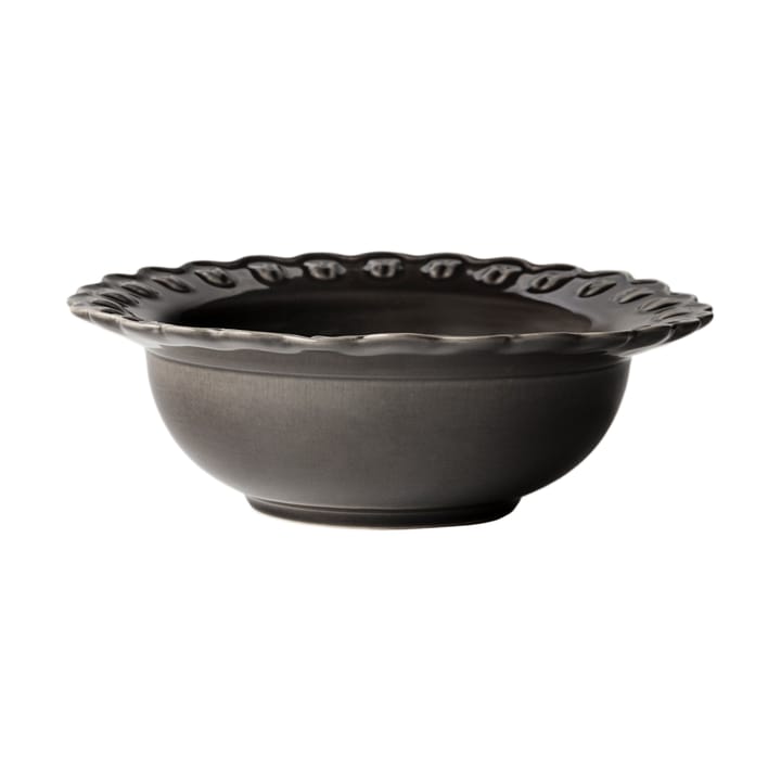 Plato hondo Tulipa small Ø17 cm, 2-pack - Almost black - PotteryJo