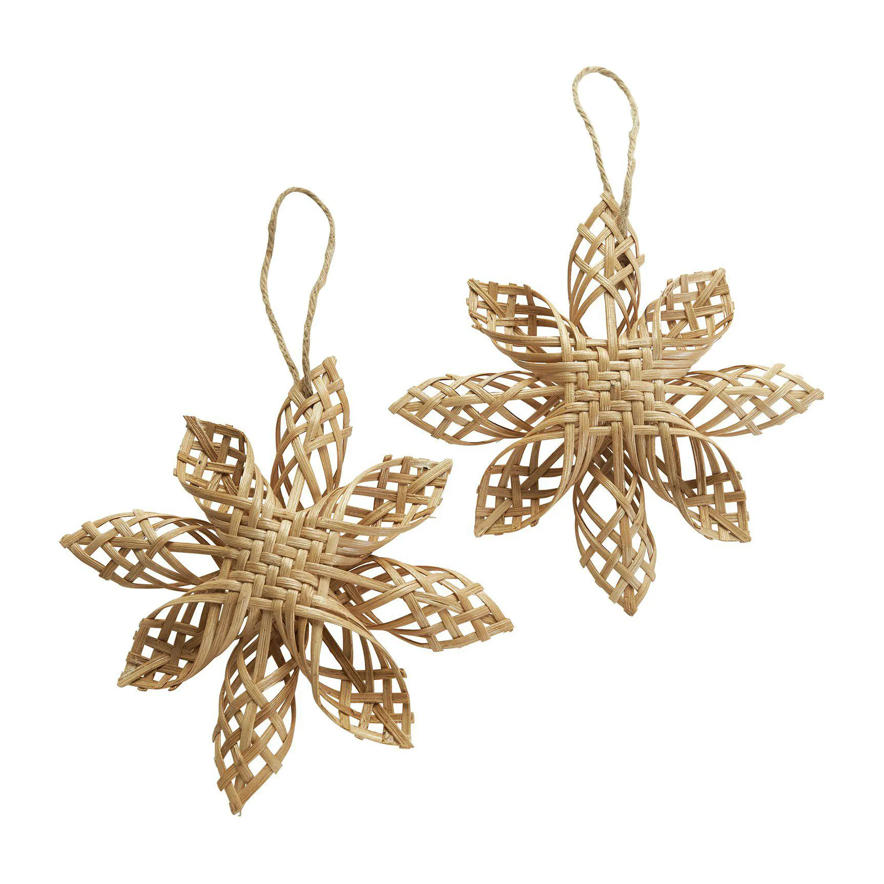 2 Decoraciones navideñas Anna Ø16 cm, natural PR Home