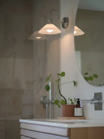 Aplique de pared August - Opal-cromo - PR Home