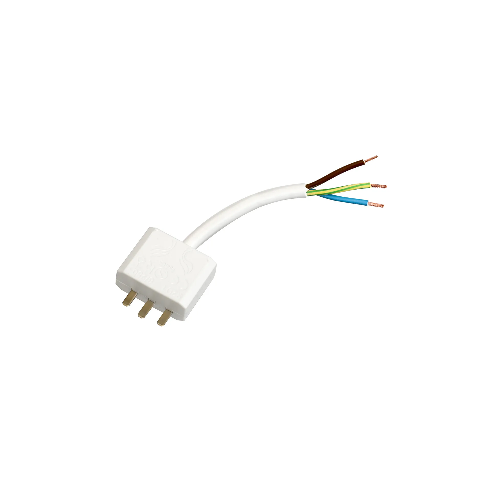 Enchufe de techo DCL con tierra, blanco PR Home