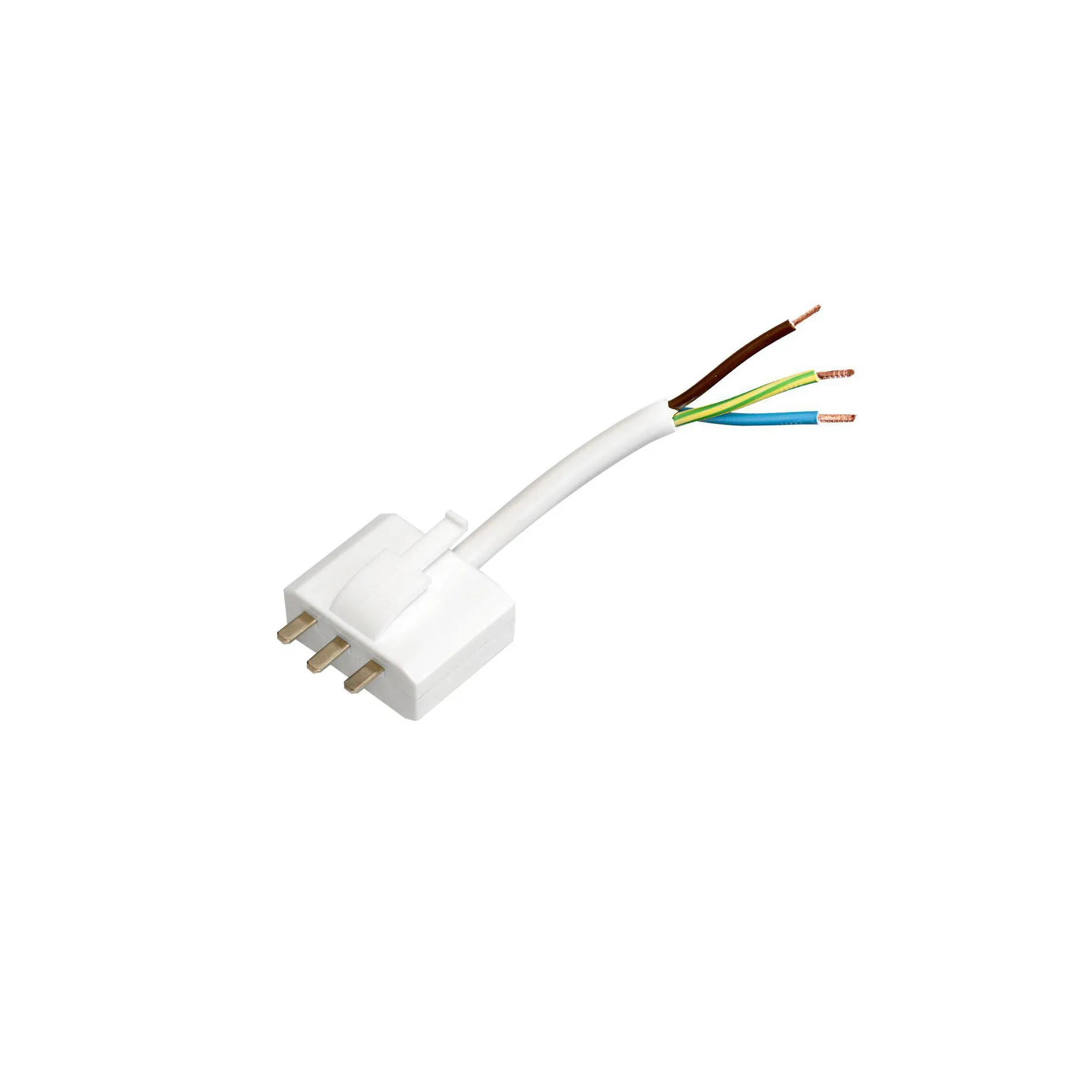 Enchufe de techo DCL con tierra, blanco PR Home