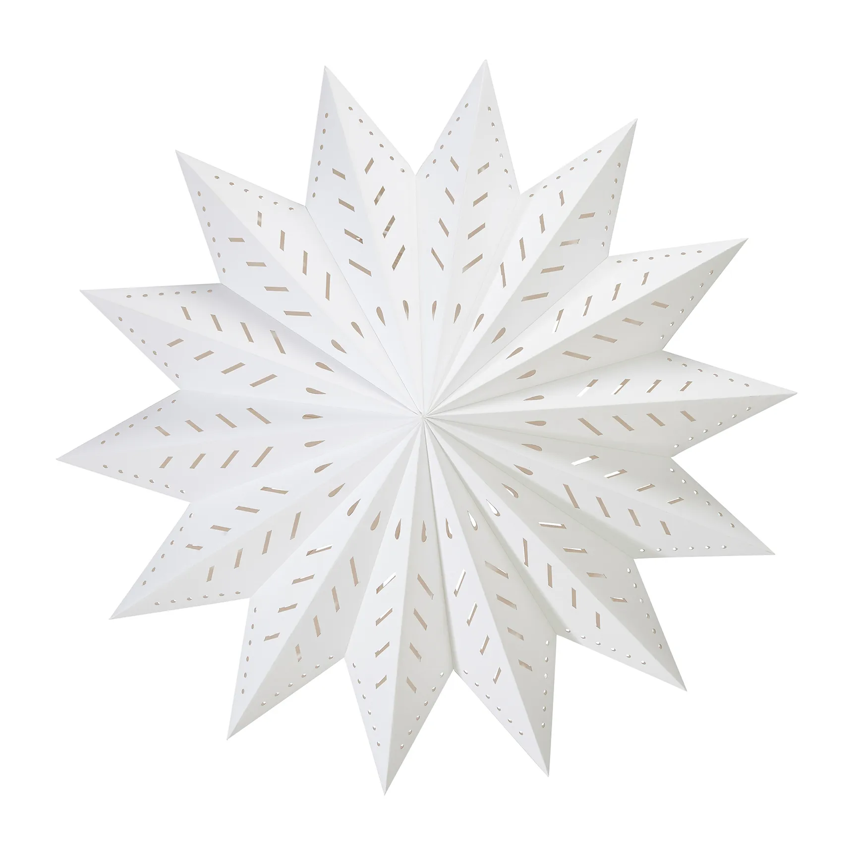 Estrella de adviento Alfa blanco, 50 cm PR Home