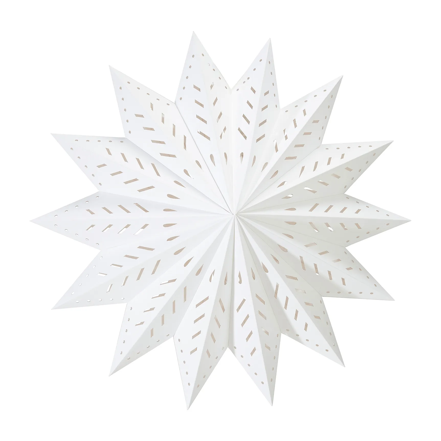 Estrella de adviento Alfa blanco, 60 cm PR Home