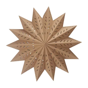 Estrella de adviento Alfa marrón - Marrón, 60 cm - PR Home
