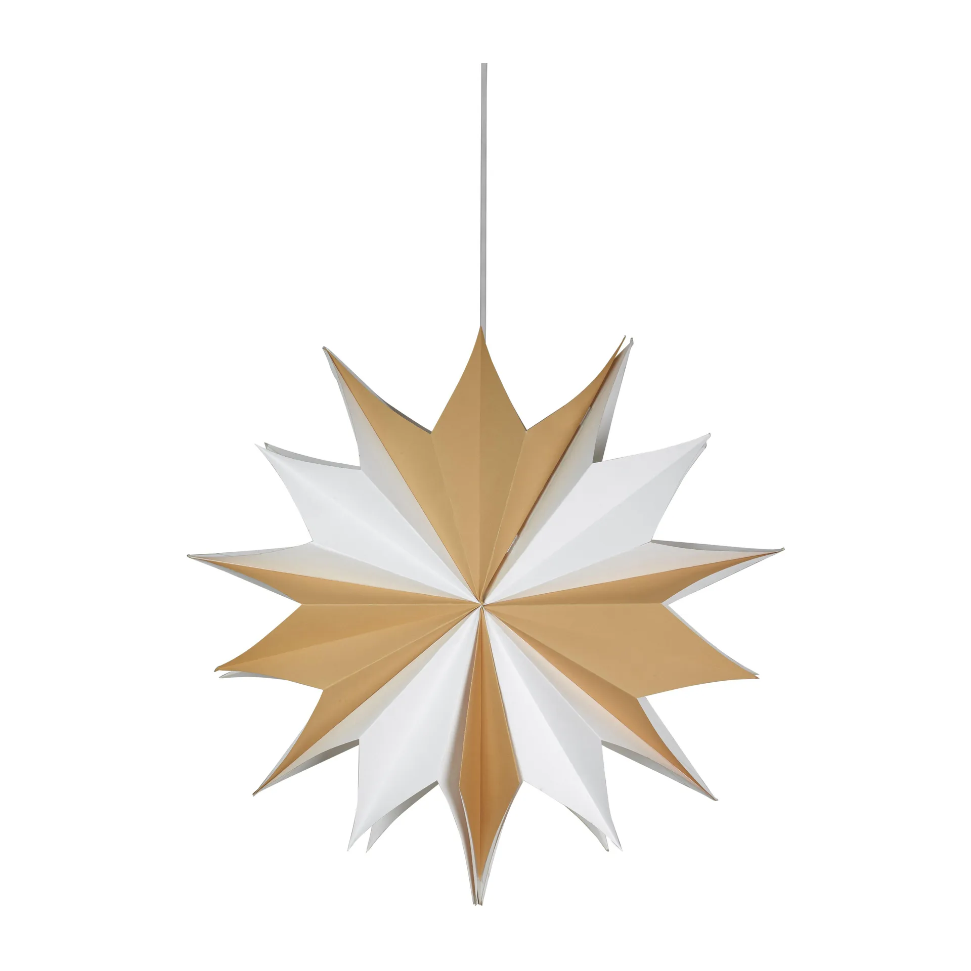 Estrella de Adviento Bellatrix Ø60 cm, blanco-natural PR Home