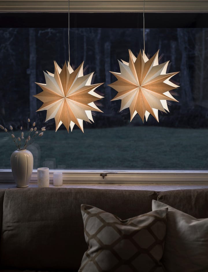 Estrella de Adviento Bellatrix Ø60 cm, blanco-natural PR Home