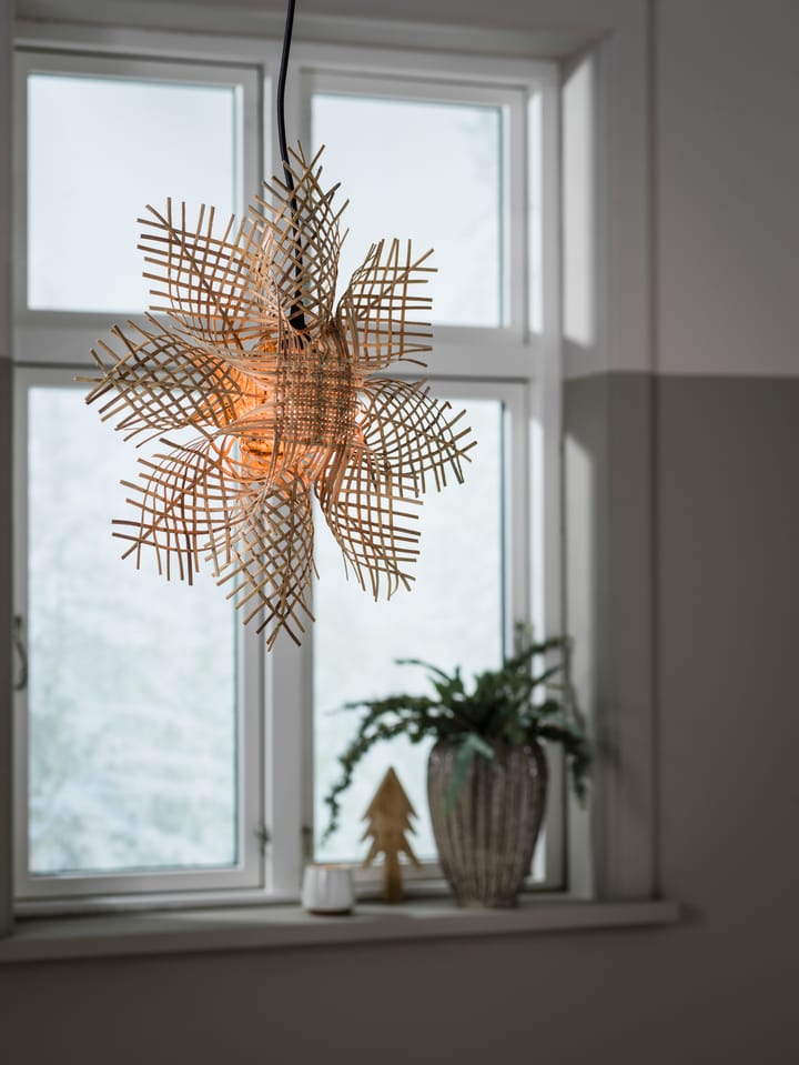 Estrella de adviento Carol natural, 46 cm PR Home