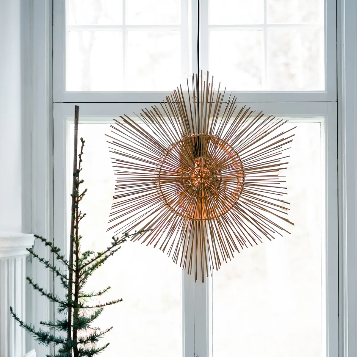 Estrella de adviento Gloria natural, 75 cm PR Home