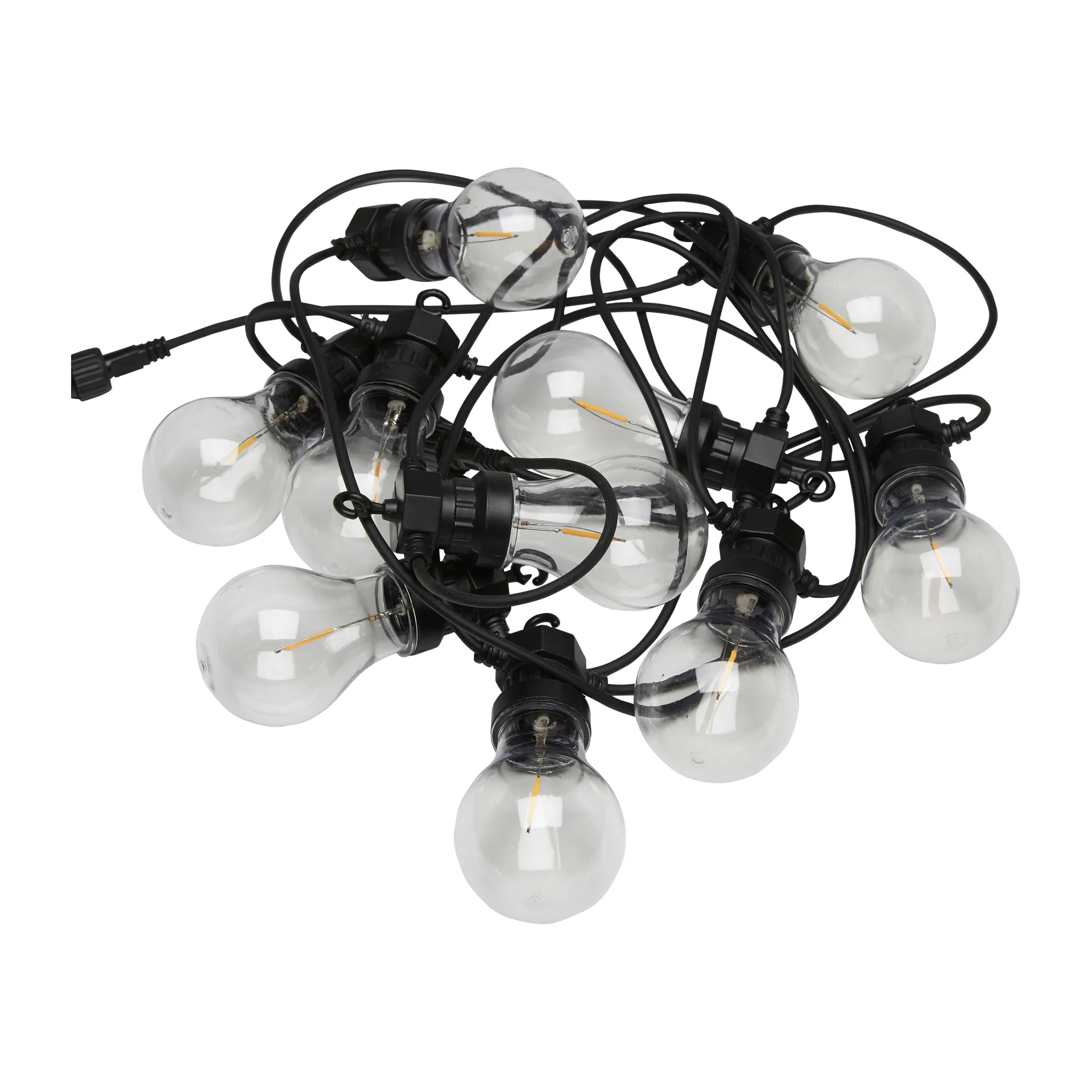 Guirnalda de luces Glow 8,7 m, negro PR Home