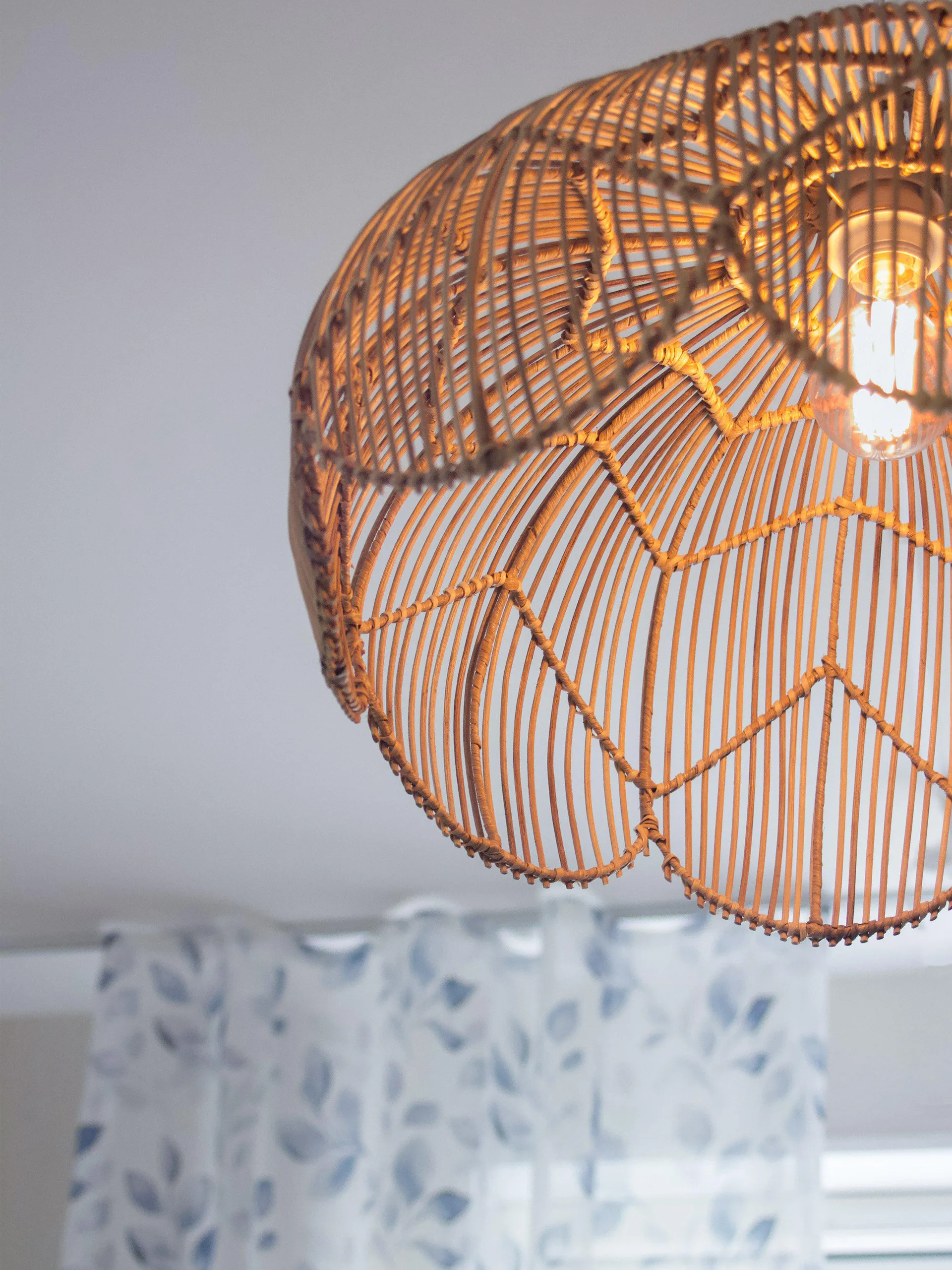 Lámpara colgante Belle , Natural, Ø53 × 32 cm PR Home