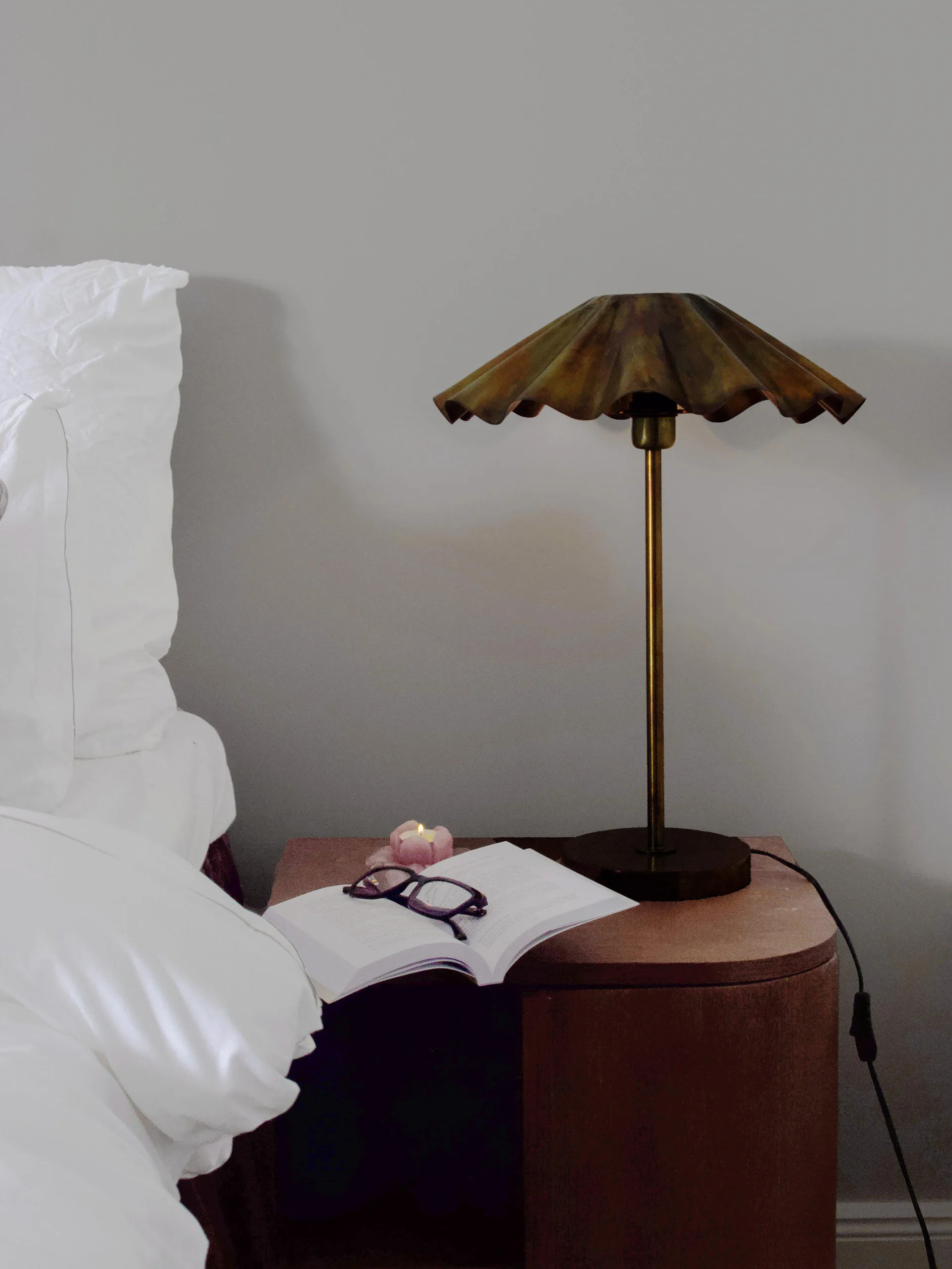 Lámpara de mesa Aira , Latón envejecido, 54 cm PR Home