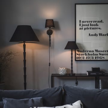 Lámpara de pared Chloe 38 cm - negro mate - PR Home