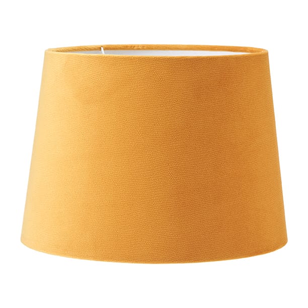 Pantalla de lámpara Sofia sammet 30 cm - Studio amarillo - PR Home
