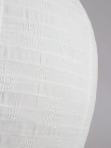 Pantalla Verona - Blanco, Ø35 x 50 cm - PR Home