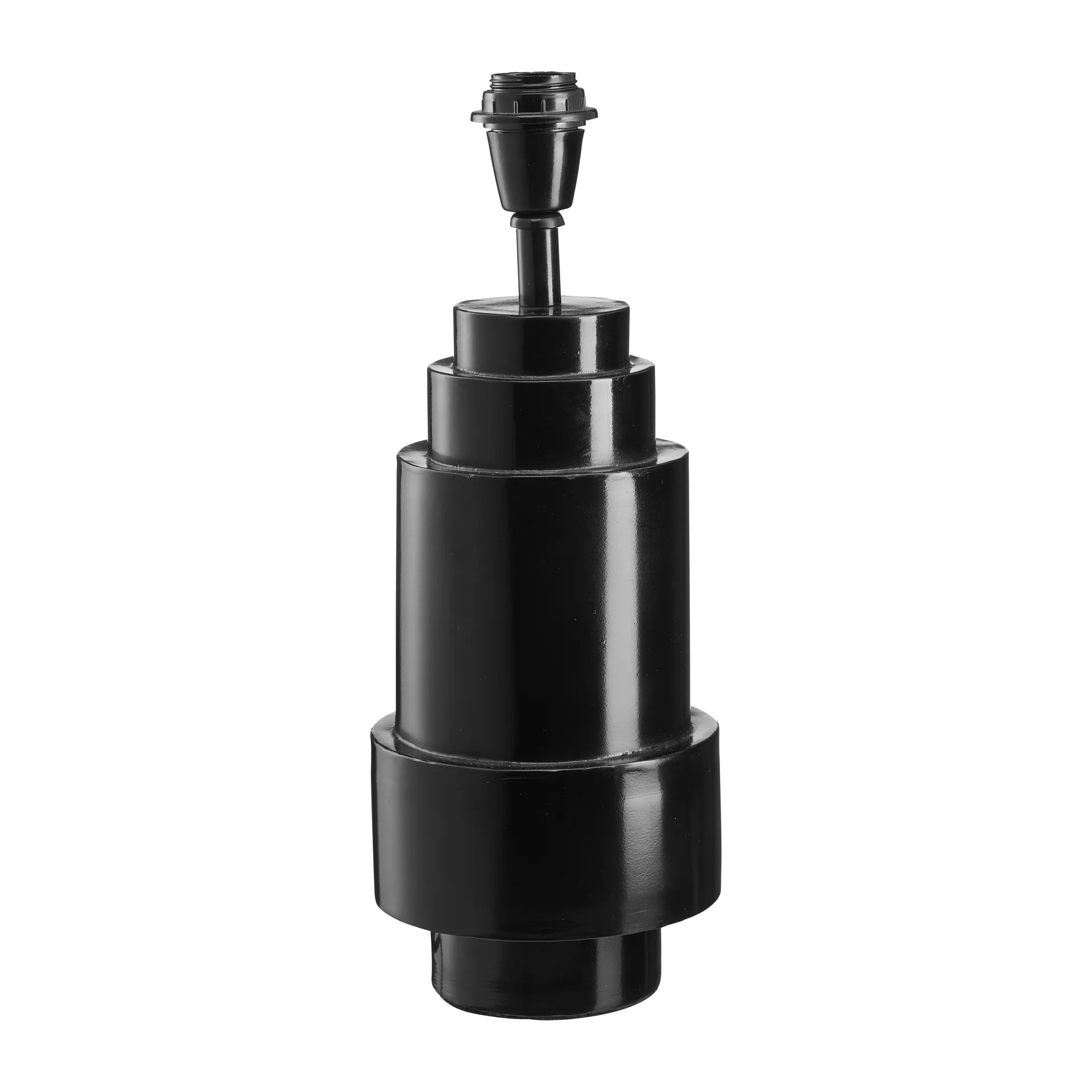 Pie de lámpara Empire negro, 40 cm PR Home