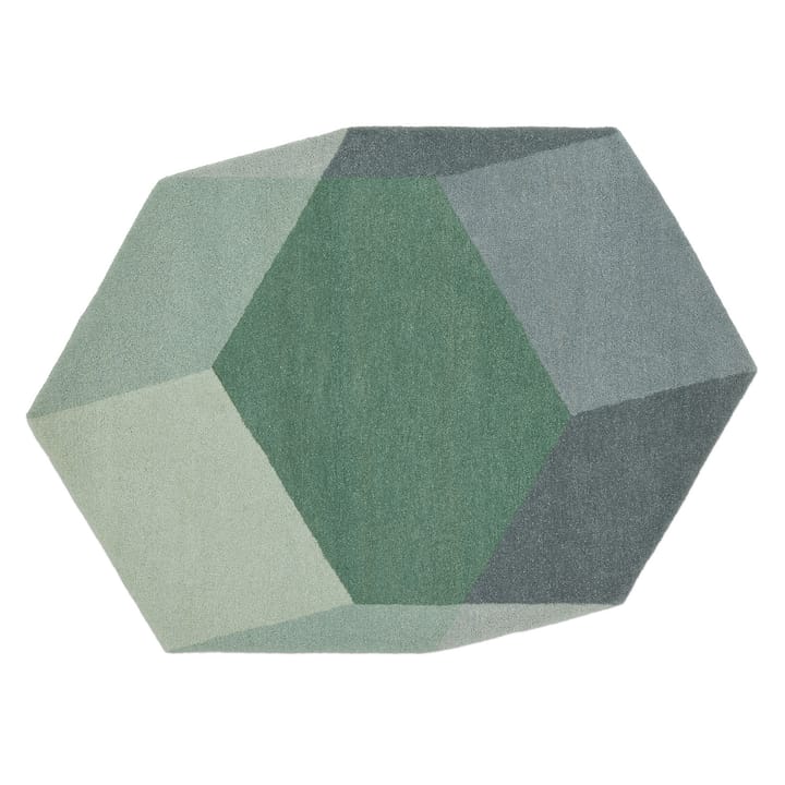 Alfombra Iso hexagonal - verde - Puik