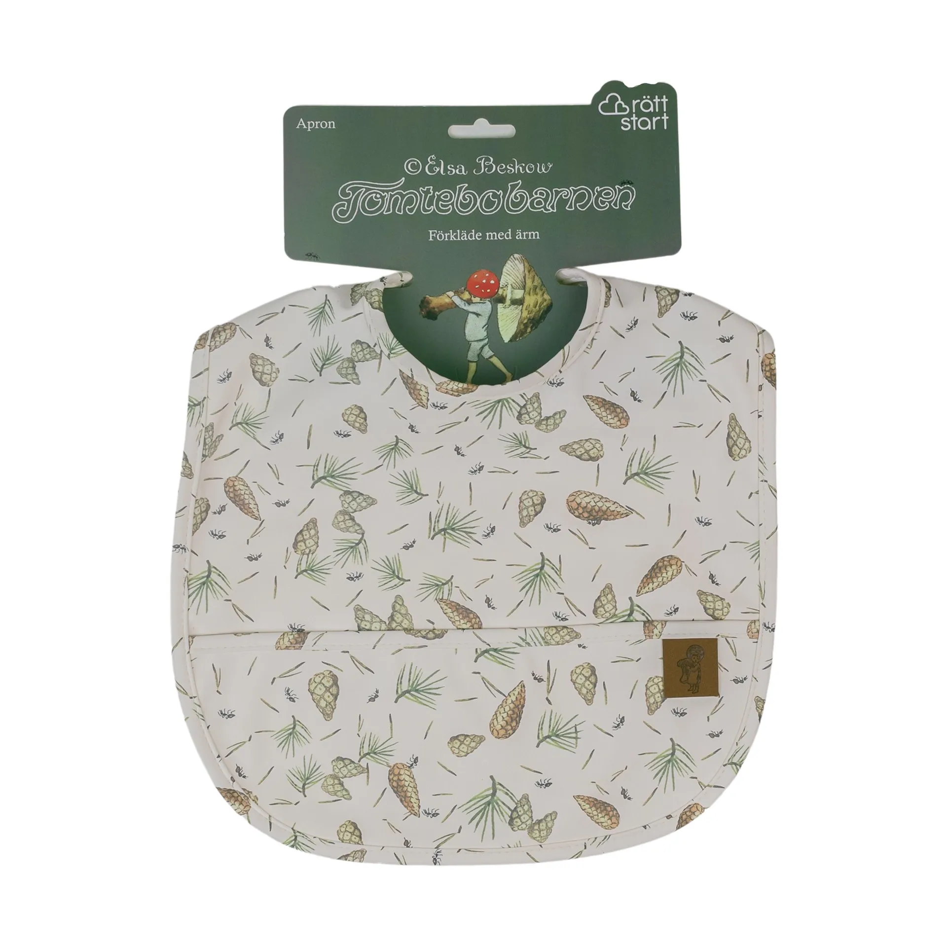 Babero Elsa Beskow Tomtebobarnen, Verde Rätt Start
