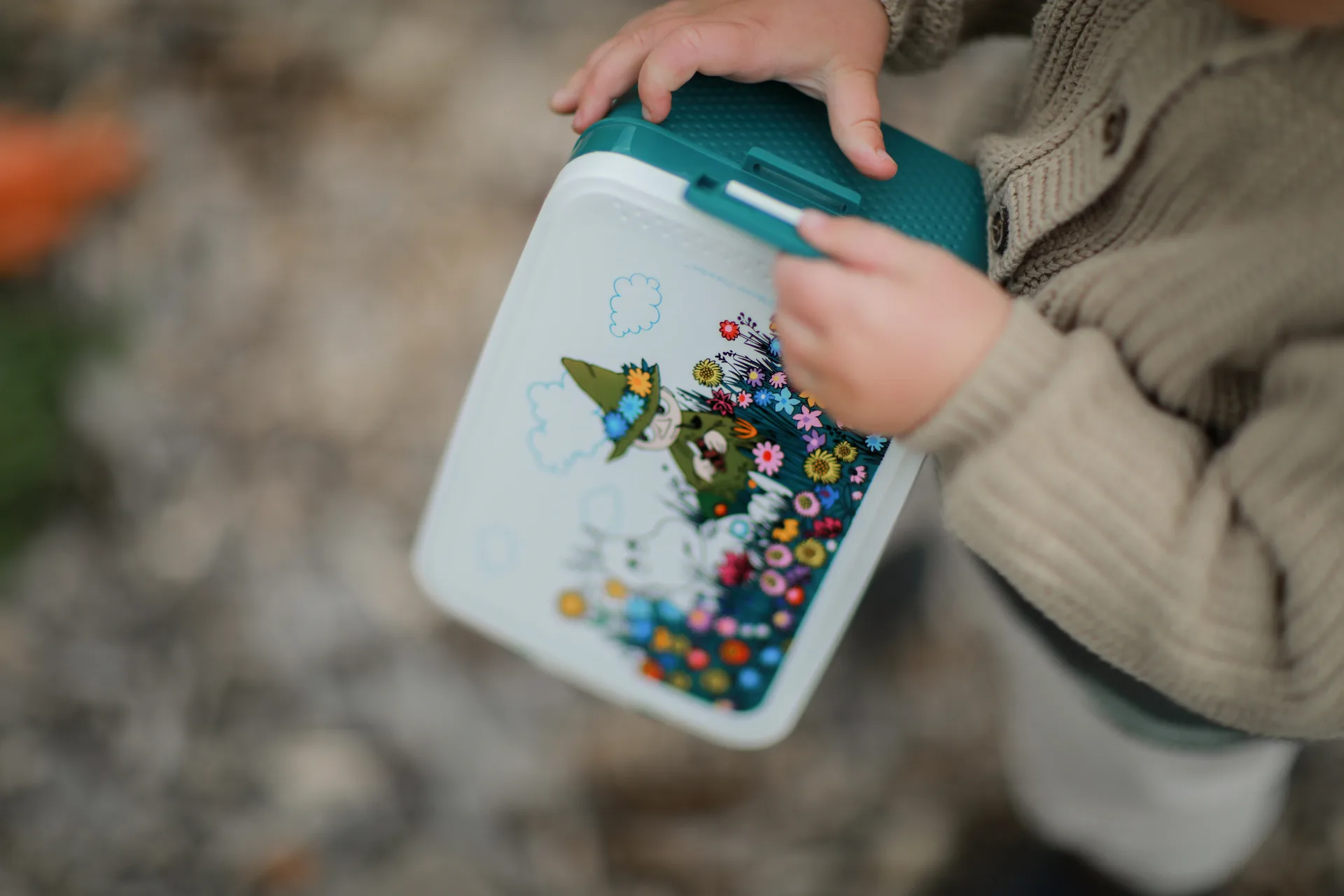 Fiambrera Mumin Meadow 12x18,5 cm, Verde Rätt Start