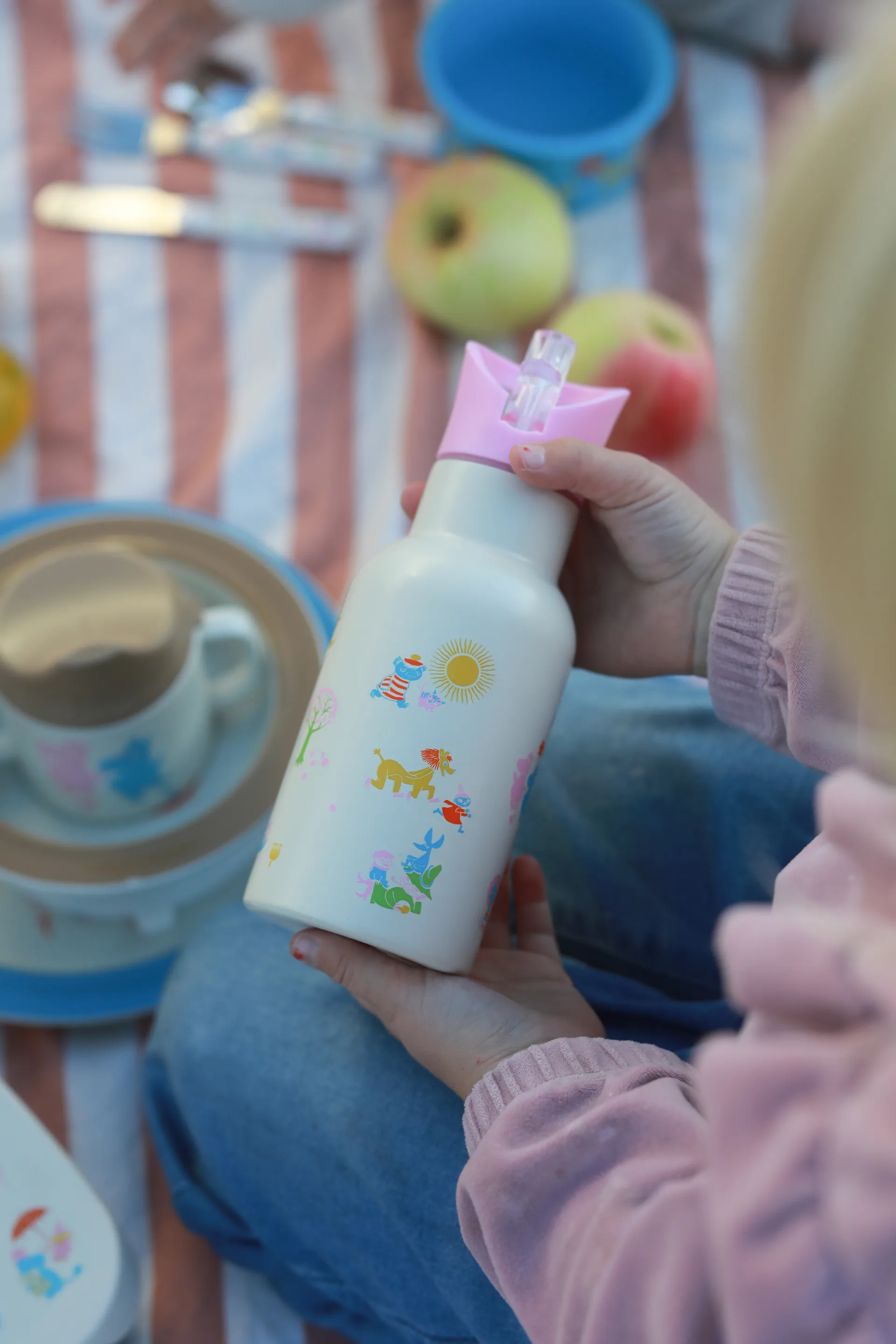 Mumin 80 botella 34 cl, Beige-rosa Rätt Start