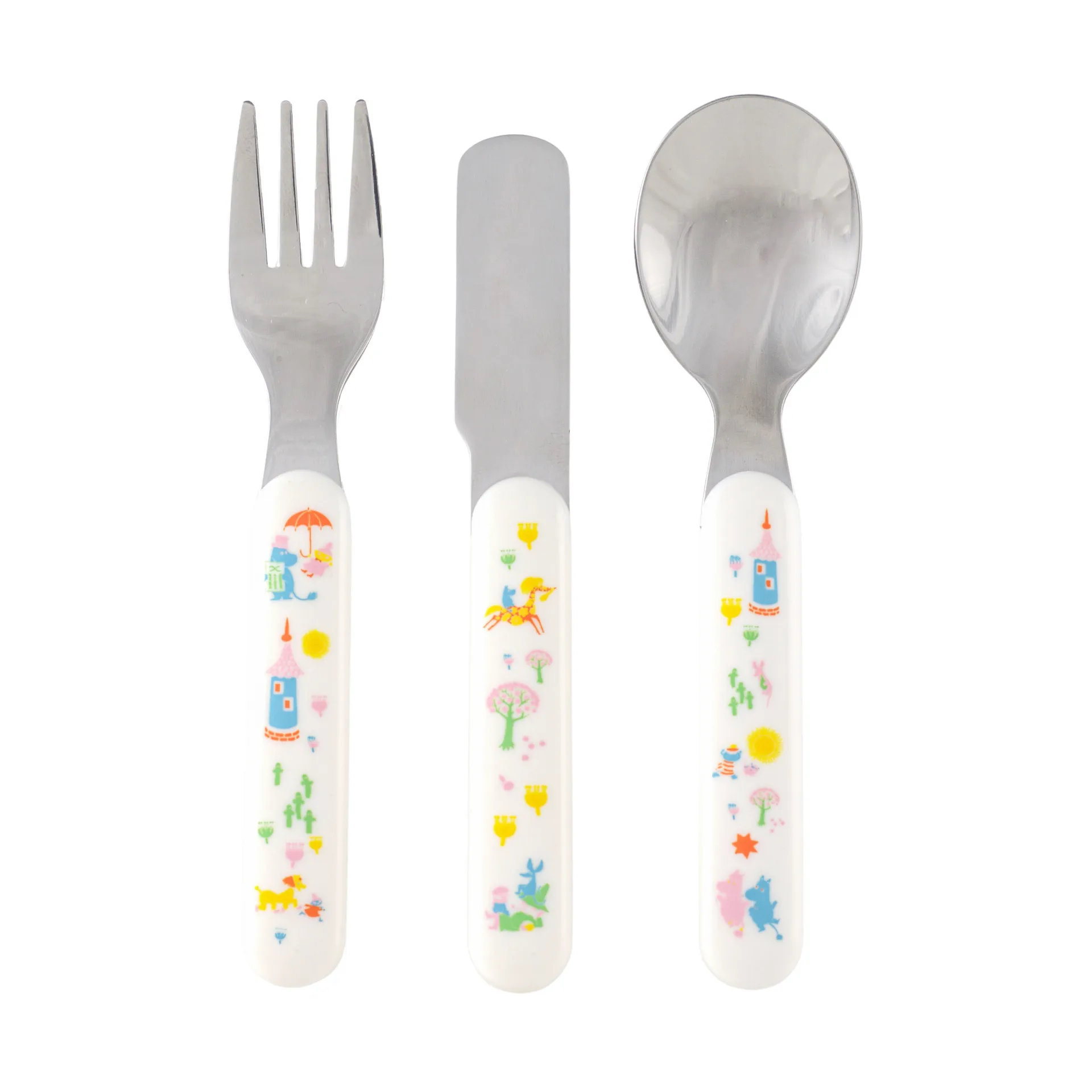 Mumin 80 set de cubiertos 3 piezas, Blanco Rätt Start