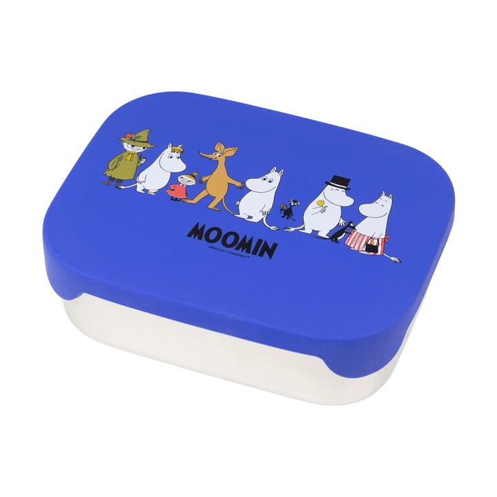 Mumin Family fiambrera de metal 13x17 cm - Azul - Rätt Start