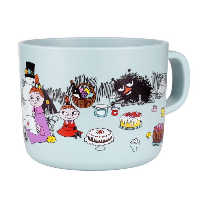 Mumin Picknick taza 25 cl - Azul claro - Rätt Start