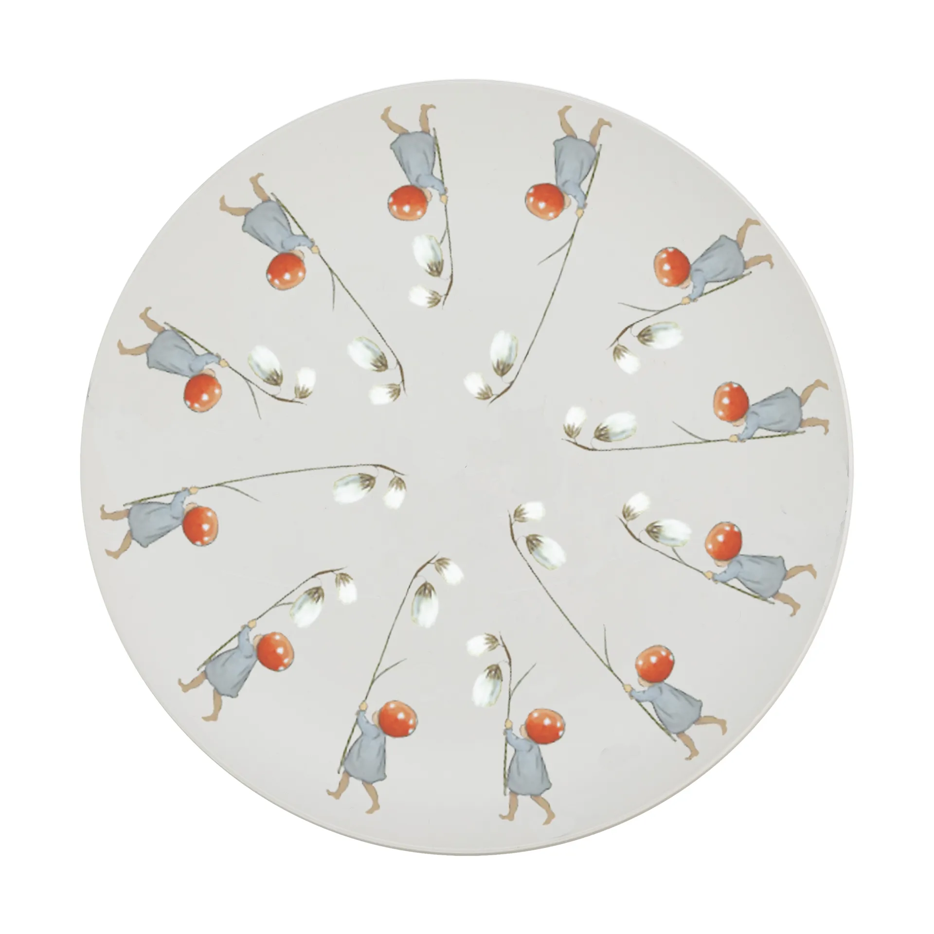 Plato Elsa Beskow Tomtebobarnen Ø20 cm, Multi Rätt Start