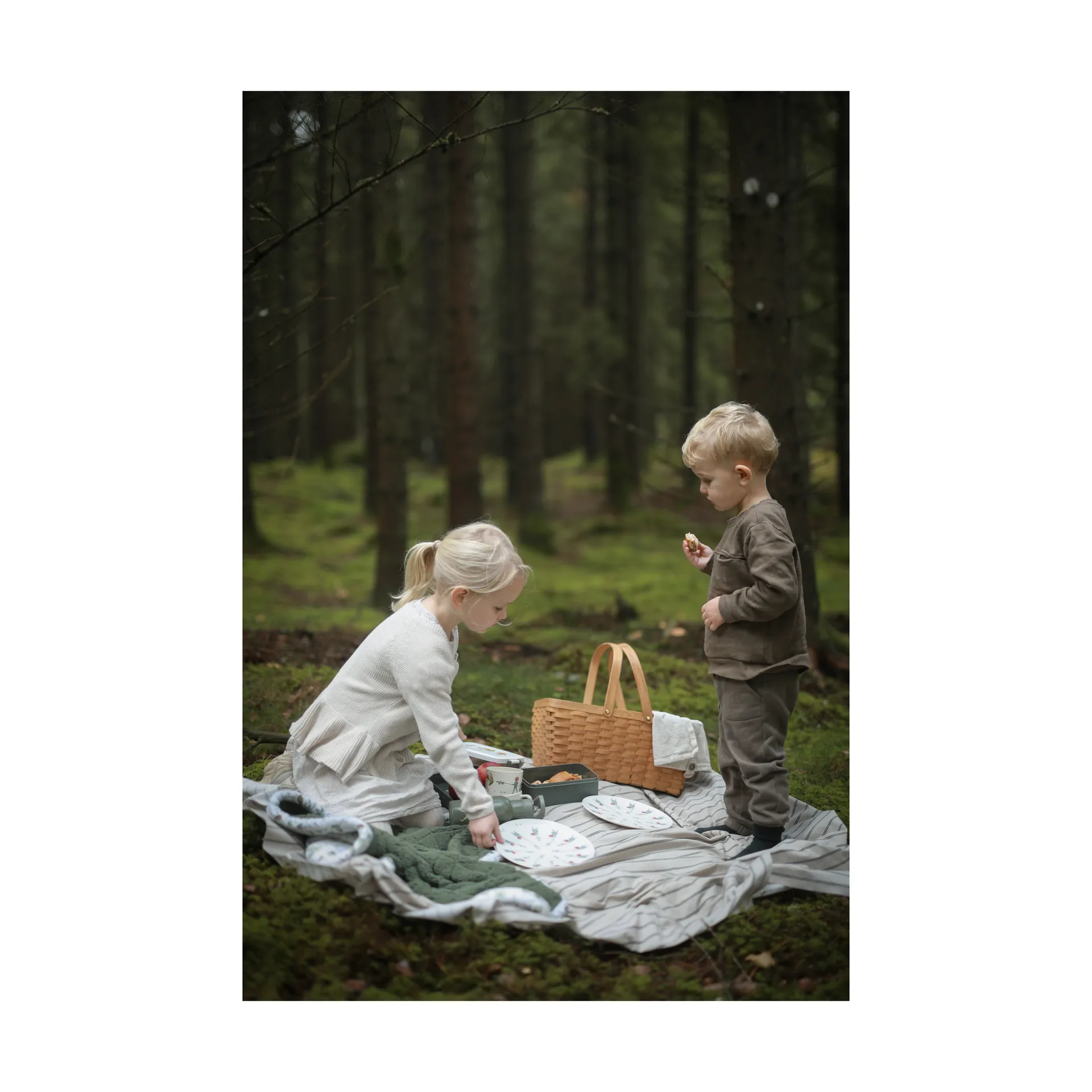 Plato Elsa Beskow Tomtebobarnen Ø20 cm, Multi Rätt Start