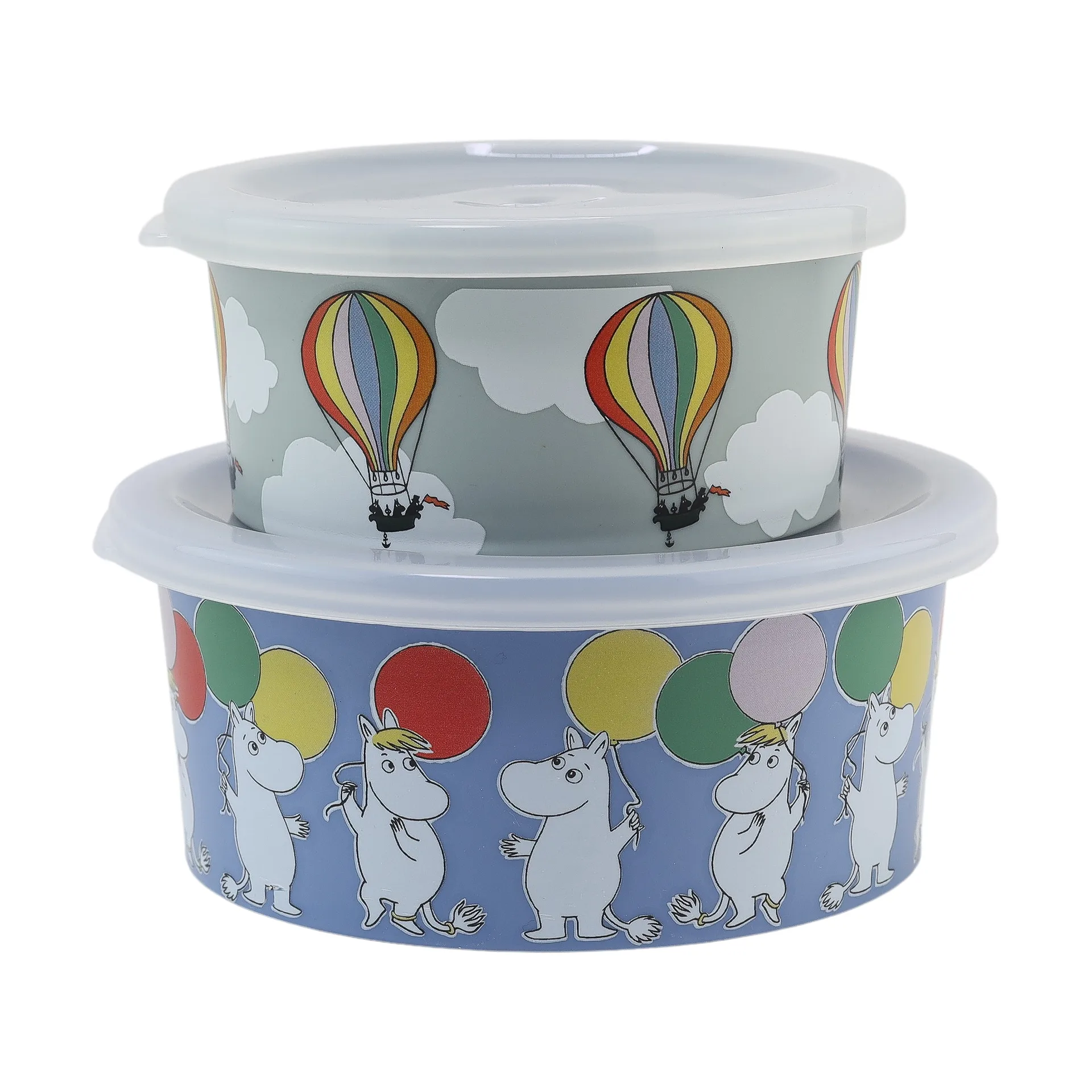 Set de 2 cajas de merienda Mumin Festligheter, Multi Rätt Start