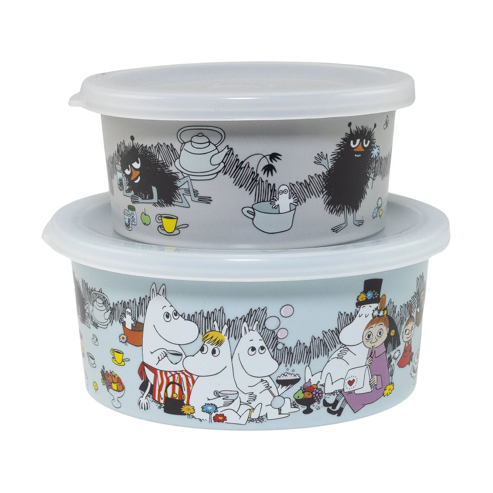 Set de 2 cajas de merienda Mumin Picknick Stinky, Multi Rätt Start