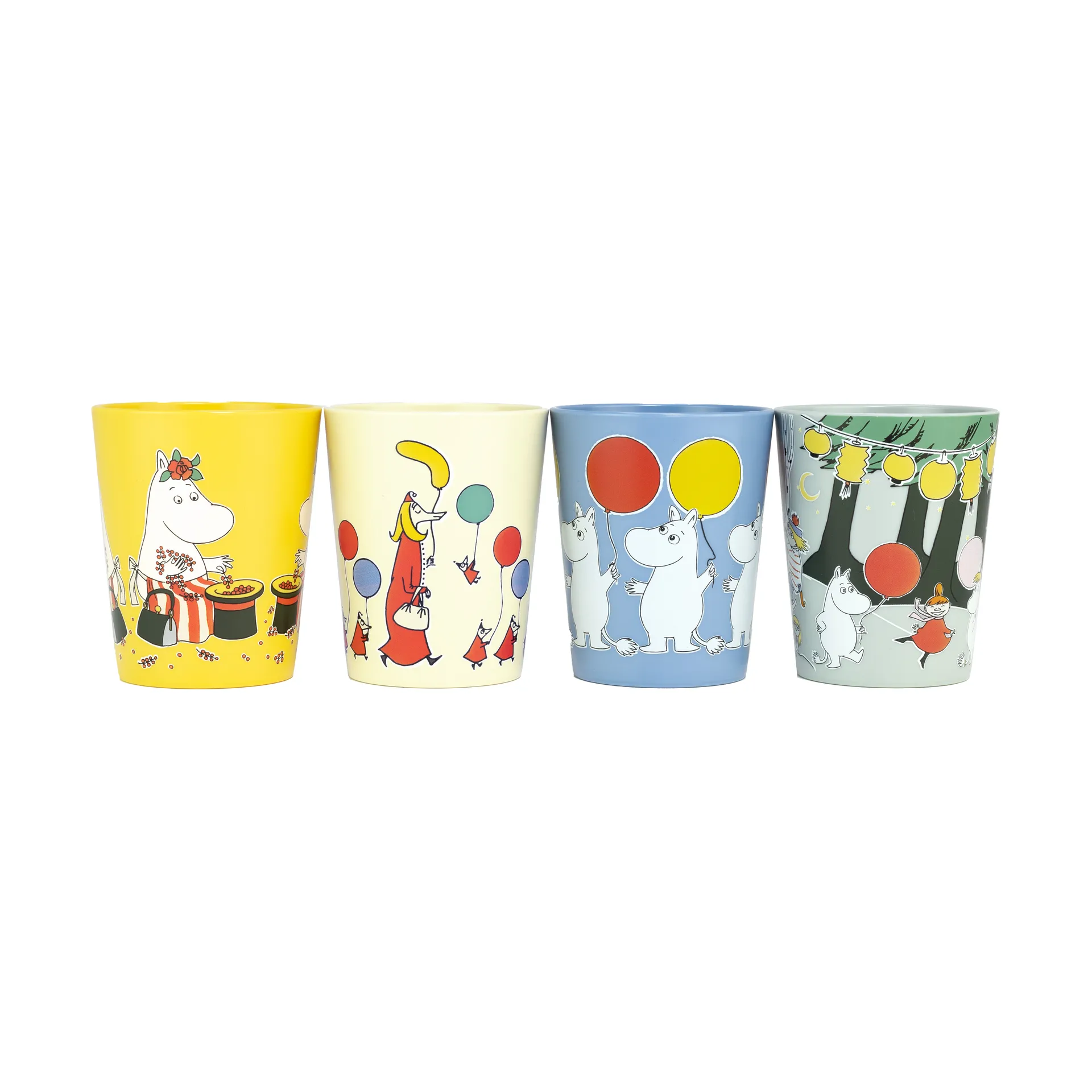 Set de 4 tazas coleccionables Mumin Festligheter 15 cl, Multi Rätt Start