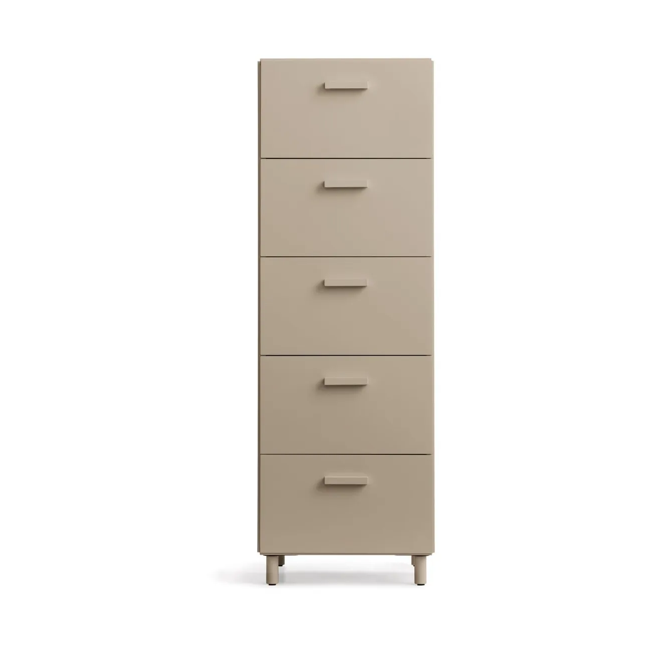 Cómoda alta con patas Relief 41x115 cm beige,  Relief