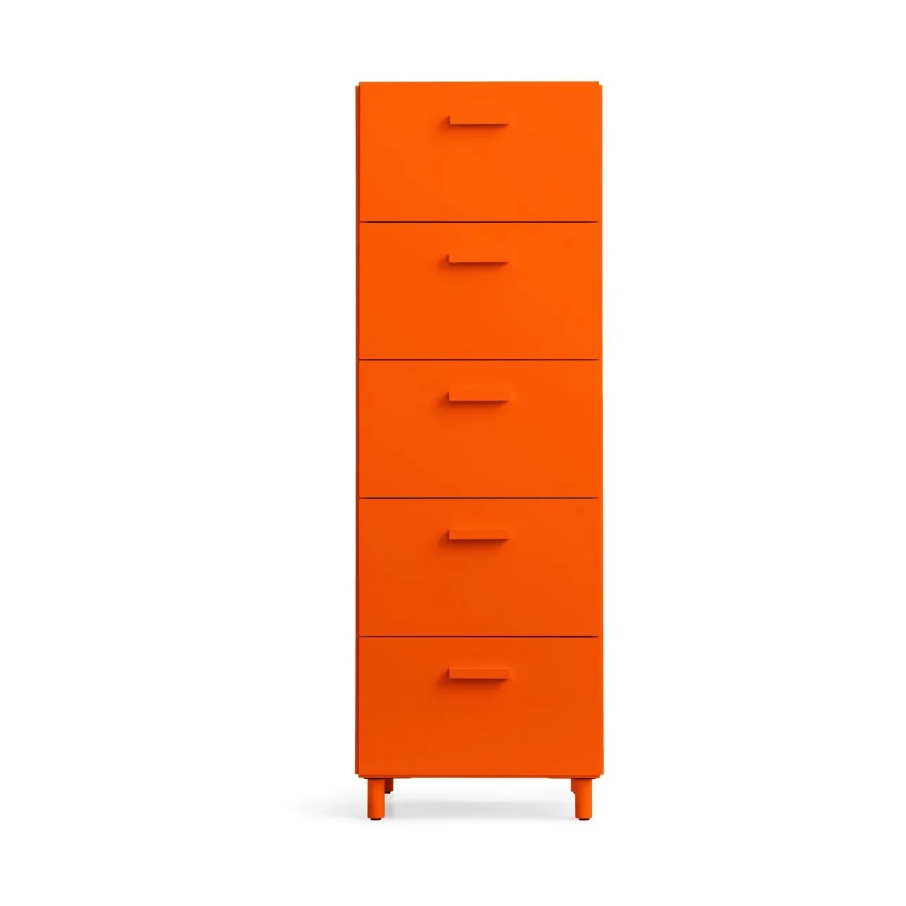 Cómoda alta con patas Relief 41x115 cm naranja,  Relief
