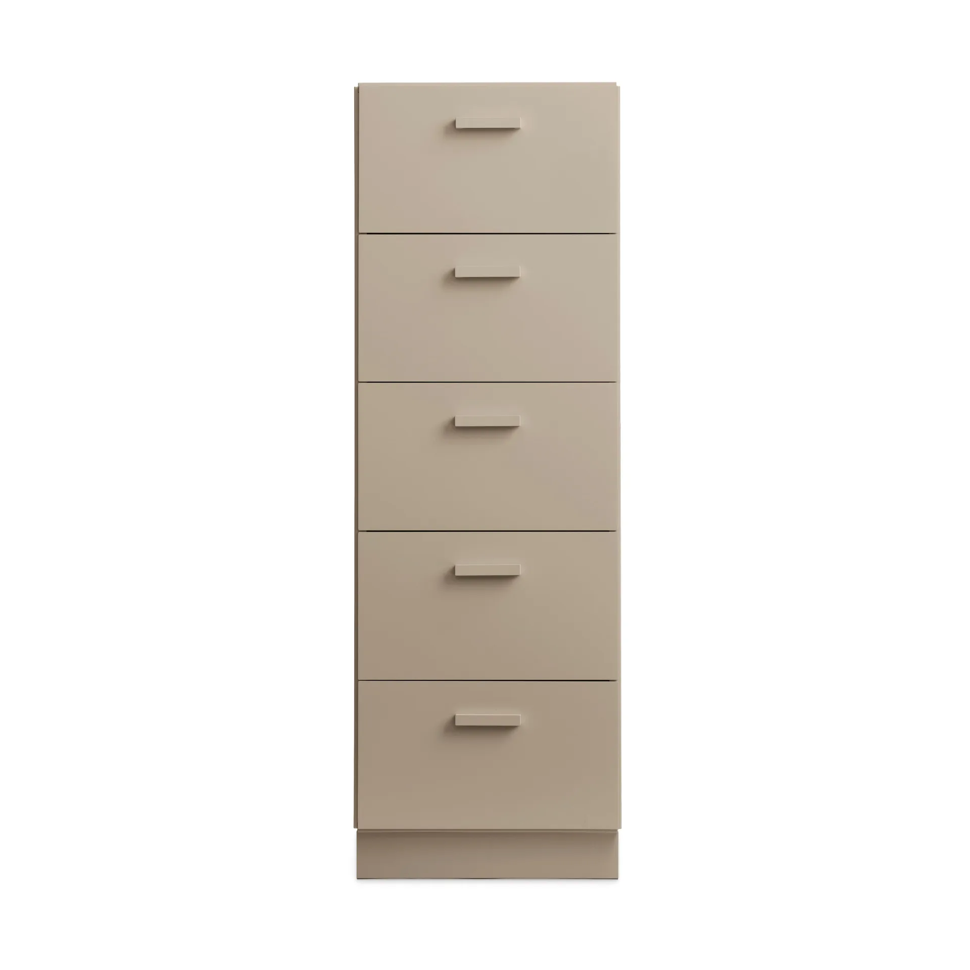 Cómoda alta con zócalo Relief 41x115 cm beige,  Relief