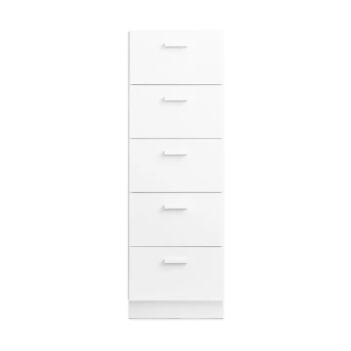 Cómoda alta con zócalo Relief 41x115 cm blanco - Relief