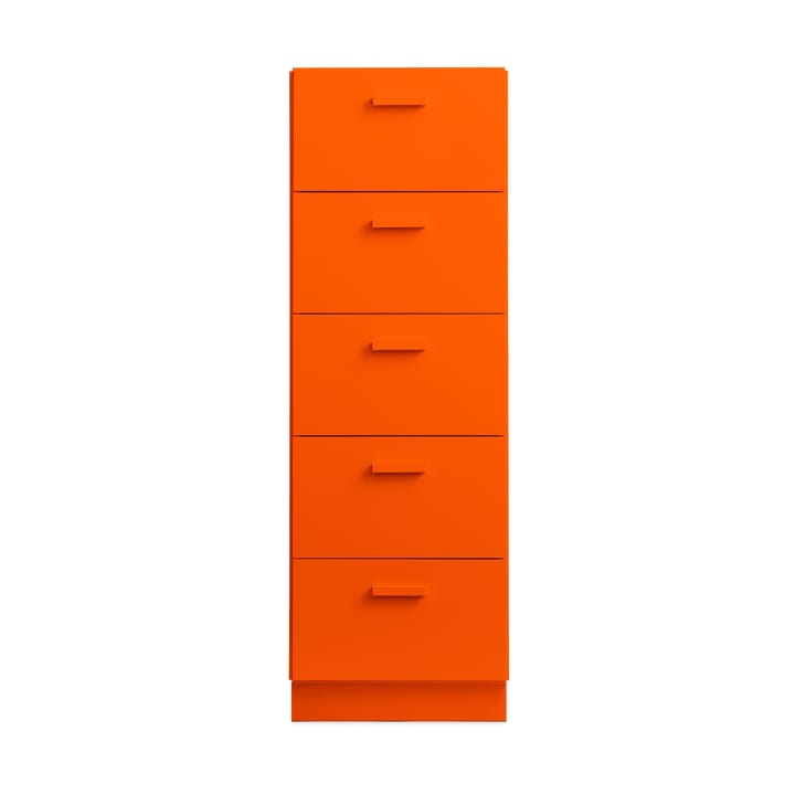 Cómoda alta con zócalo Relief 41x115 cm naranja - undefined - Relief