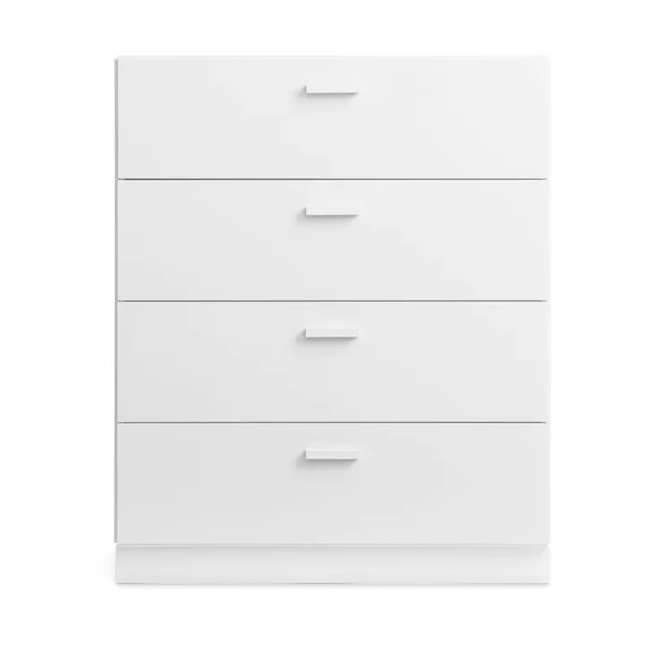Cómoda ancha con zócalo Relief 82x92,2 cm blanco - Relief