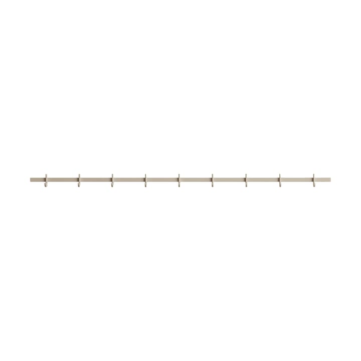 Perchero con pomos Relief large 123 cm - Beige - Relief