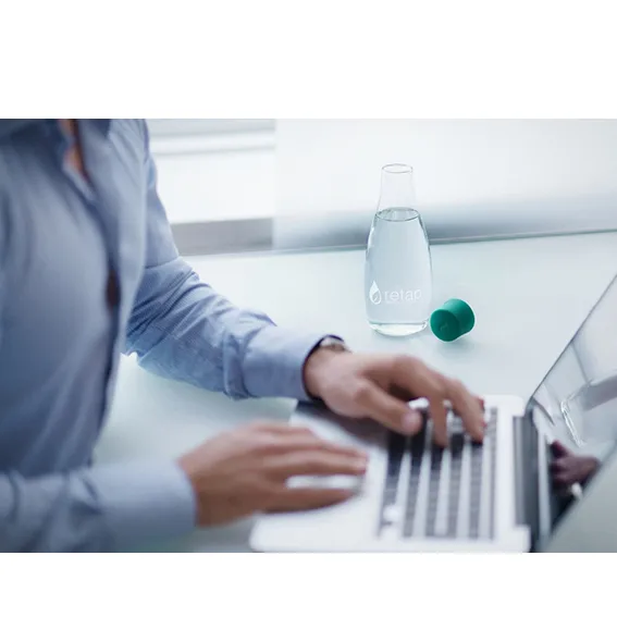 Botella Retap 0,5 L, Negro Retap