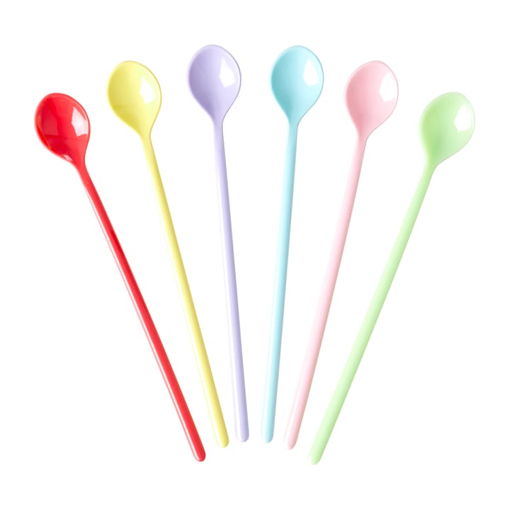 6 Cucharas alargadas Rice melamina - Yippie yippie yeah - RICE